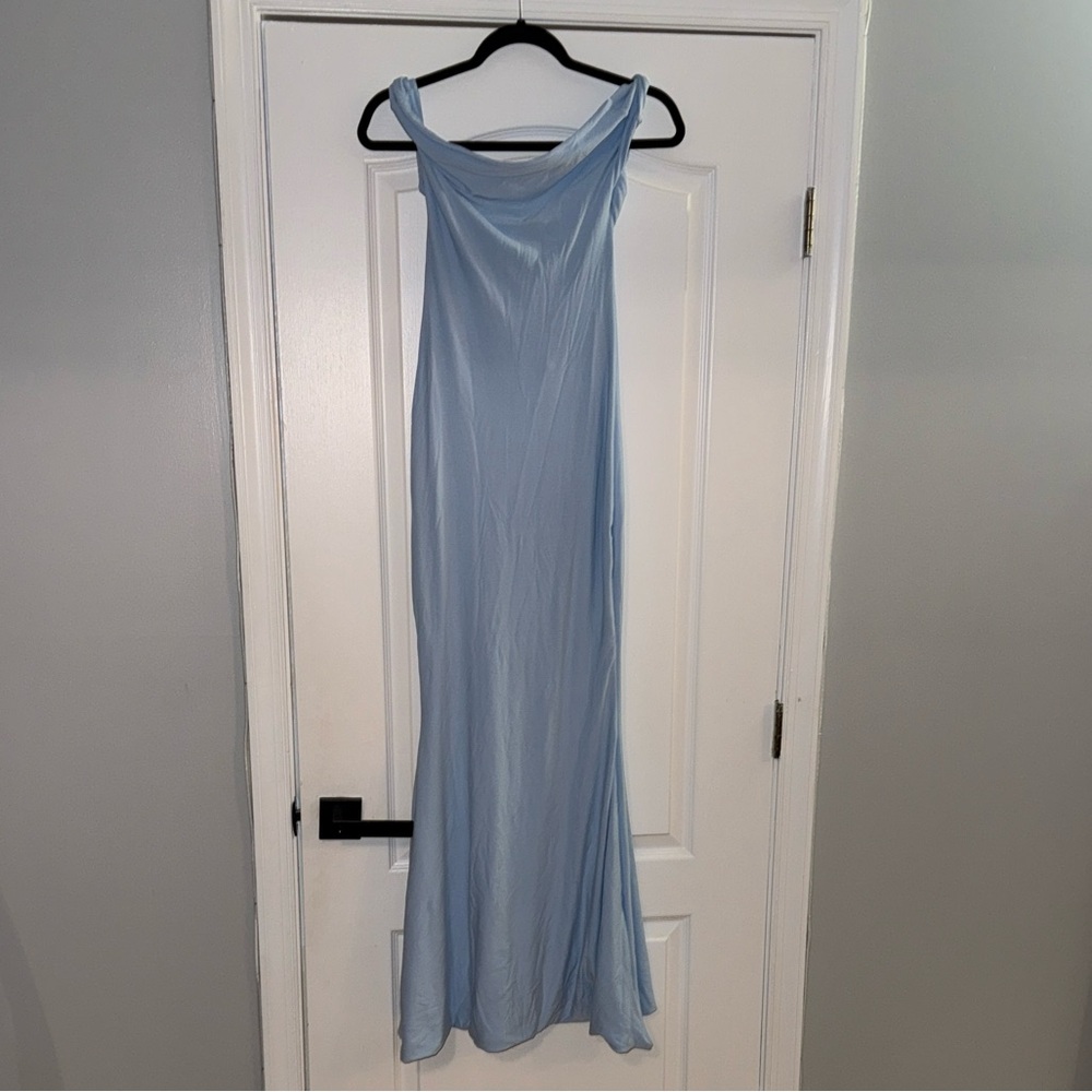 Club L Powder Blue Maxi Dress - Picture 4 of 5